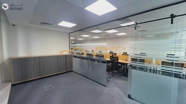 Premium Fully Fitted Office | Lake Central, Business Bay | Part Lake View