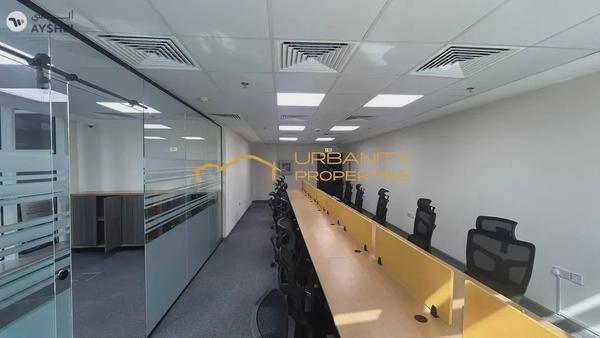 Premium Fully Fitted Office | Lake Central, Business Bay | Part Lake View