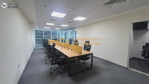 Premium Fully Fitted Office | Lake Central, Business Bay | Part Lake View